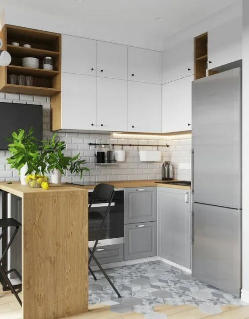 Красивые серые кухни с фартуком из мрамора.. 105 самых стильных интерьеров кухни в серых тонах