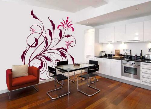 Покрасить фартук на кухне. Плюсы и минусы моющейся краски