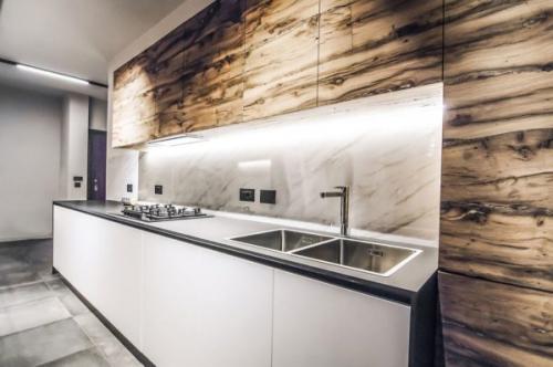 Фартук черный мрамор. Виды материалов и покрытий под мрамор