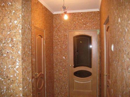 Отделка коридора в квартире. №1. Краска 13