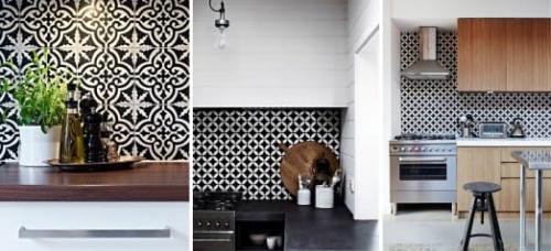 Фартук и пол одинаковые. Способы укладки плитки