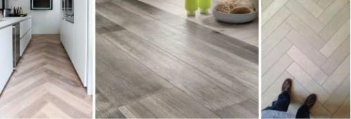 Фартук и пол одинаковые. Способы укладки плитки