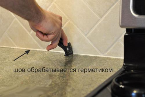 Фартук на кухню из плитки когда выкладывать. Что сначала: кухня или фартук?